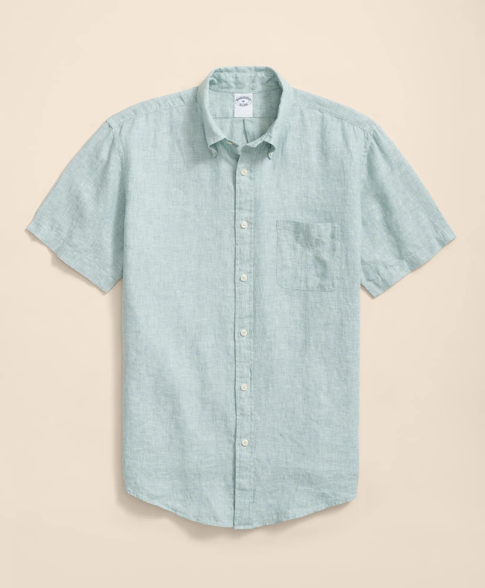 Mens Irish Linen Shirts | Brooks Brothers
