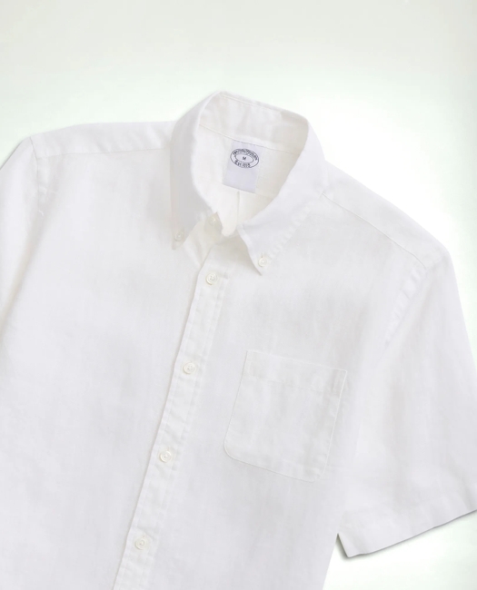 Irish Linen Short-Sleeve Sport Shirt