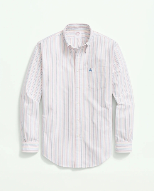 Polo Button-Down Oxford Shirt, PRIDE Candy Stripe