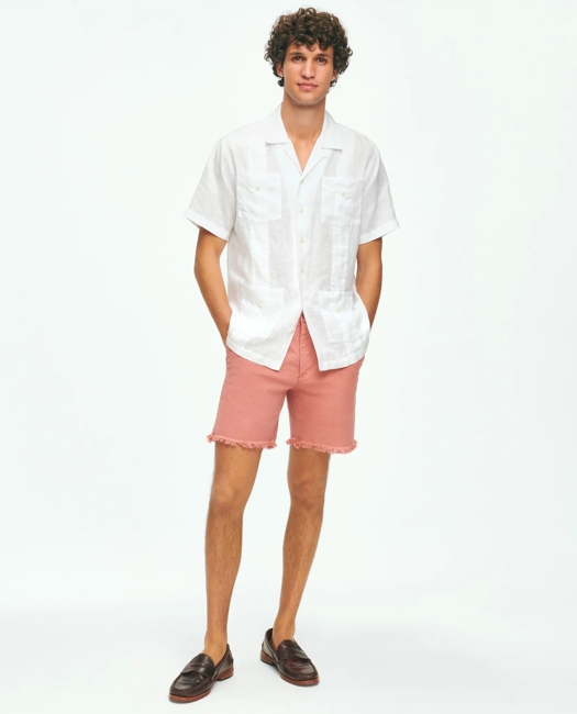 Irish Linen Short Sleeve Guayabera Shirt