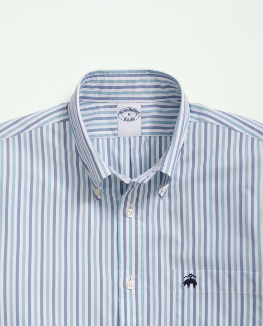 Performance Series Stretch Button-Down Collar, Striped Sport Shirt