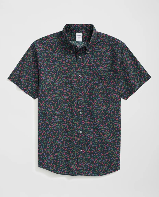 Friday Shirt, Short-Sleeve Poplin Flower Print