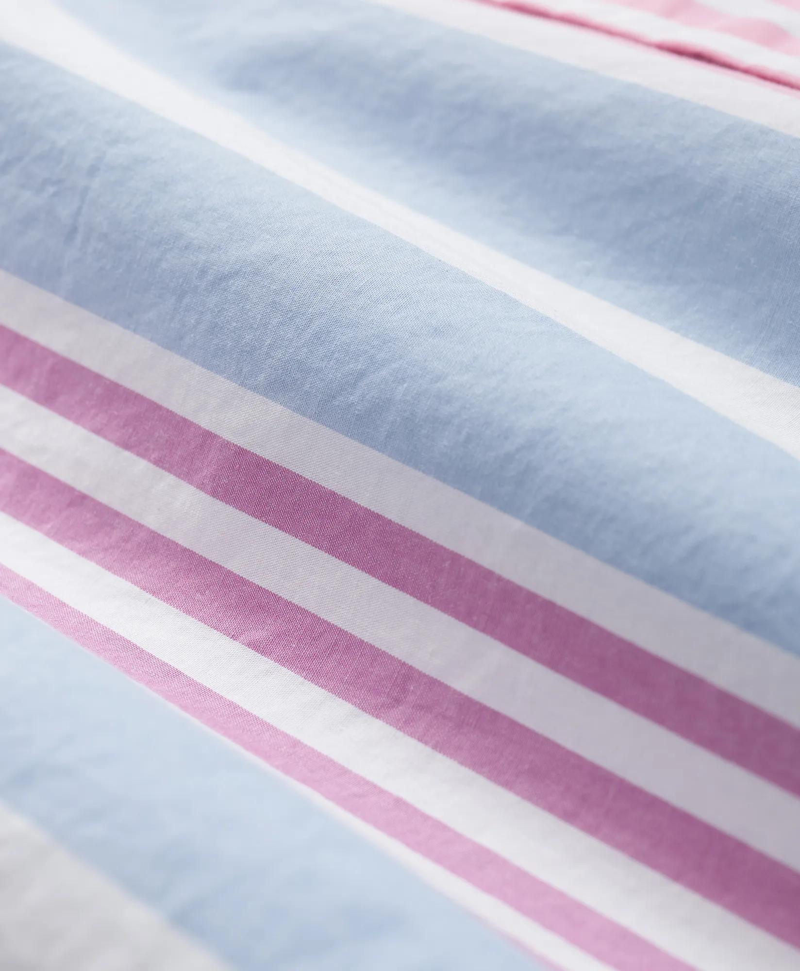 Friday Shirt, Short-Sleeve Poplin Awning Stripe