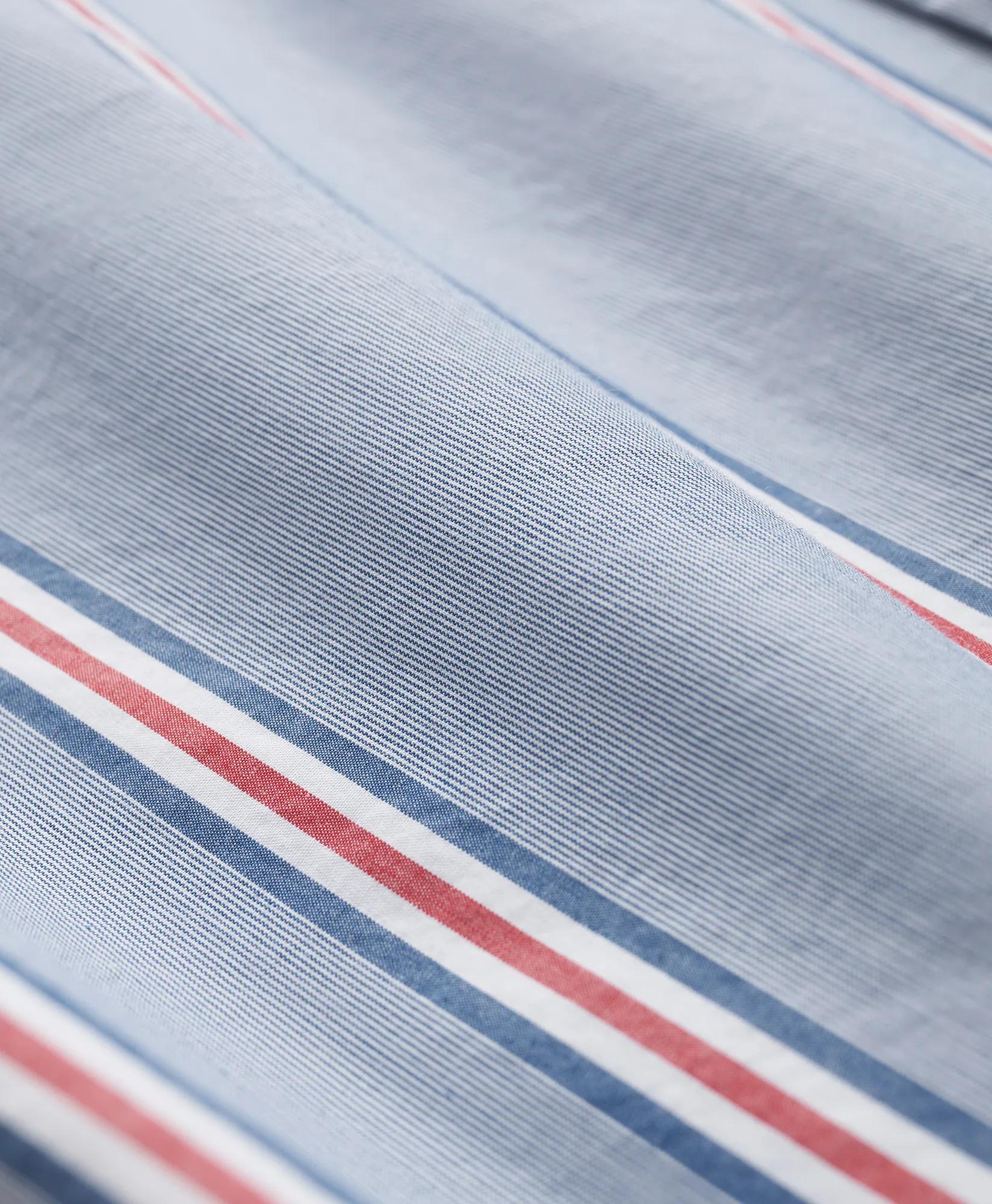 Friday Shirt, Poplin Ribbon Stripe