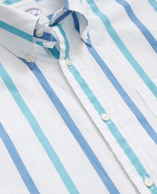 Friday Shirt, Short-Sleeve Poplin Striped