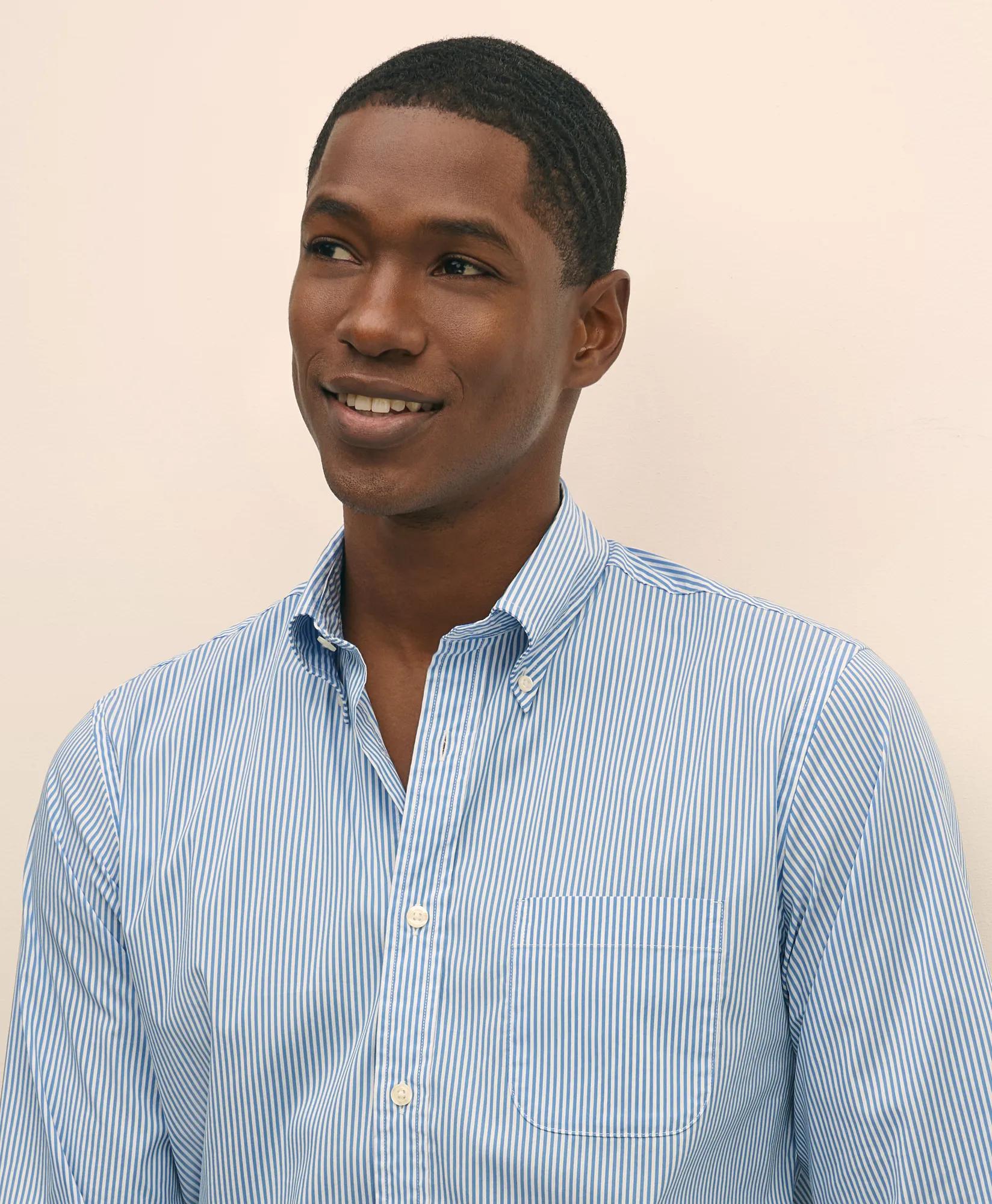 Performance Series Stretch Polo Button-Down Collar, Candy Stripe Sport Shirt