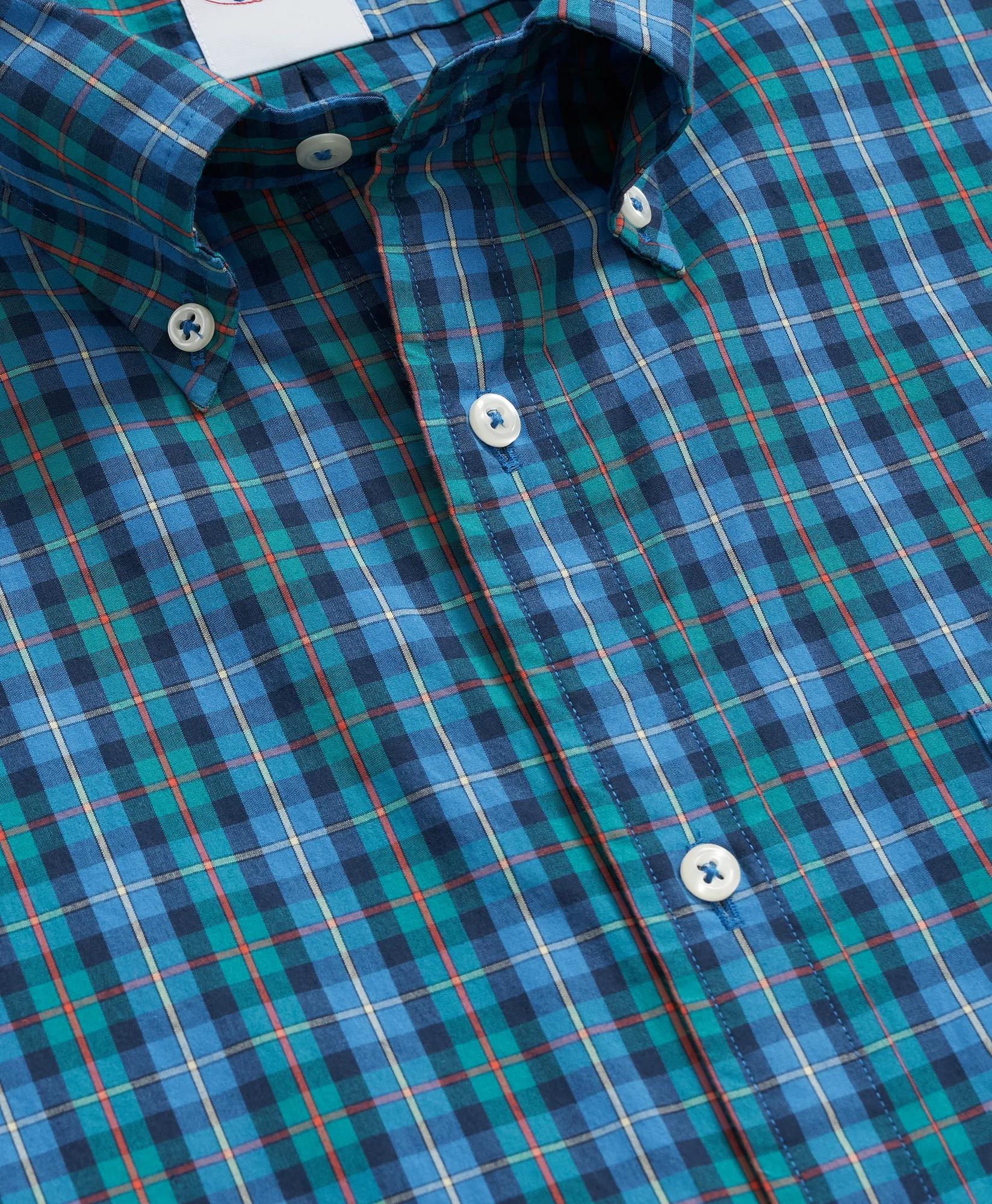 Friday Shirt, Poplin Short-Sleeve Tartan