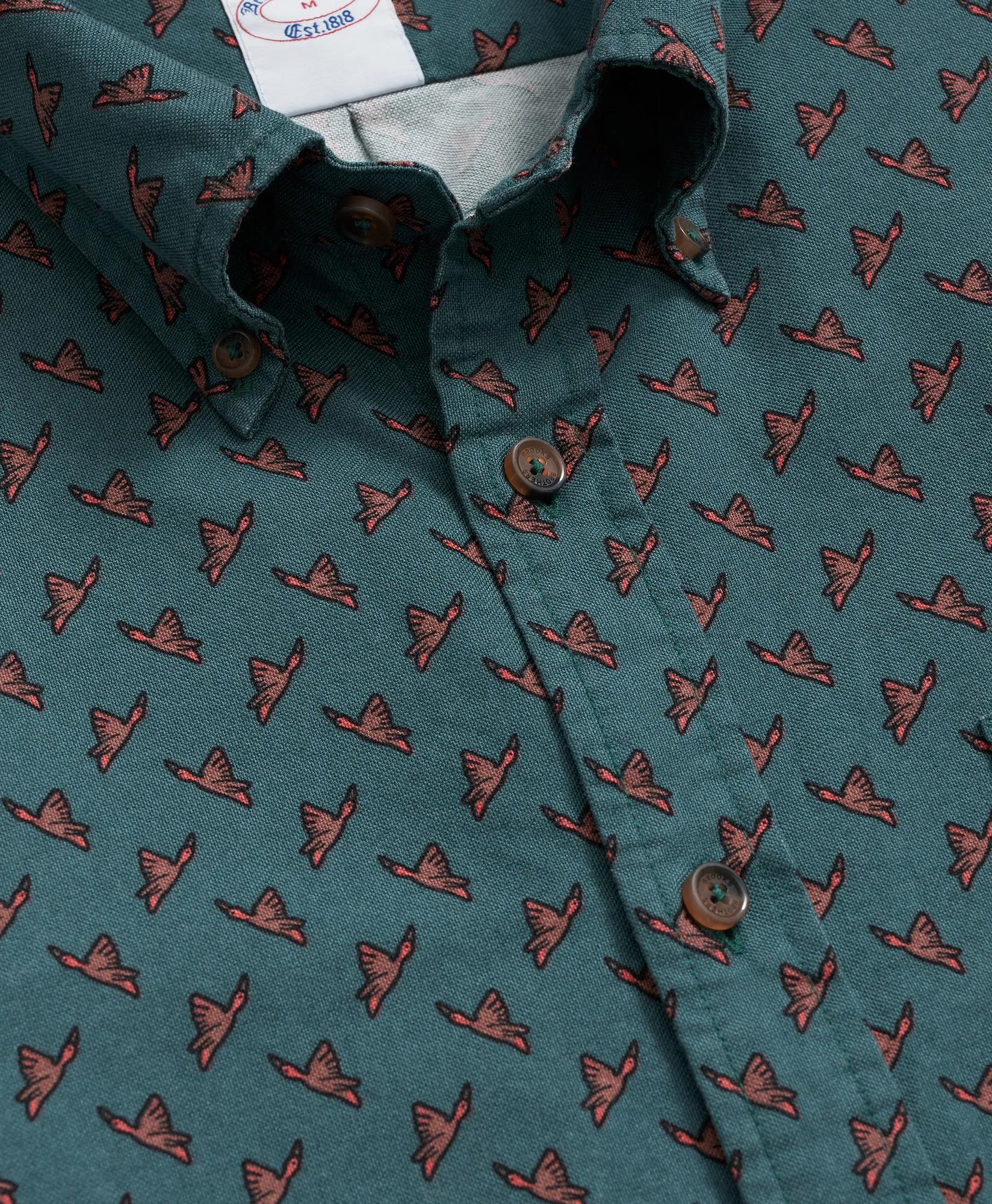 Friday Shirt, Oxford Mallard Print