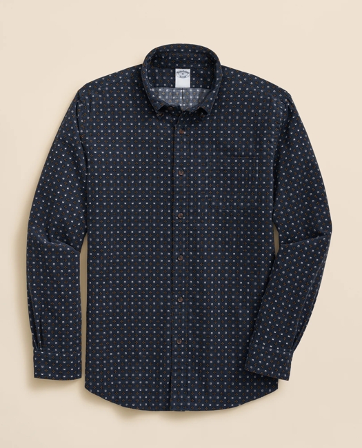 Cotton Corduroy Foulard Sport Shirt