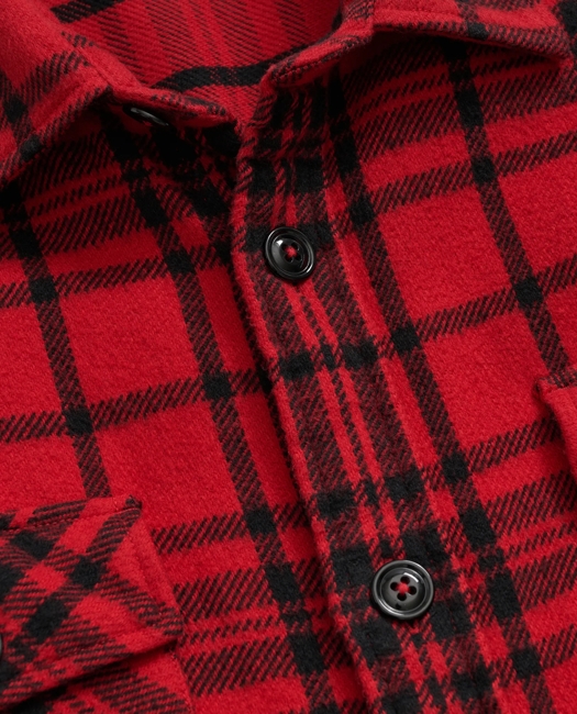 Cotton Plaid Overshirt