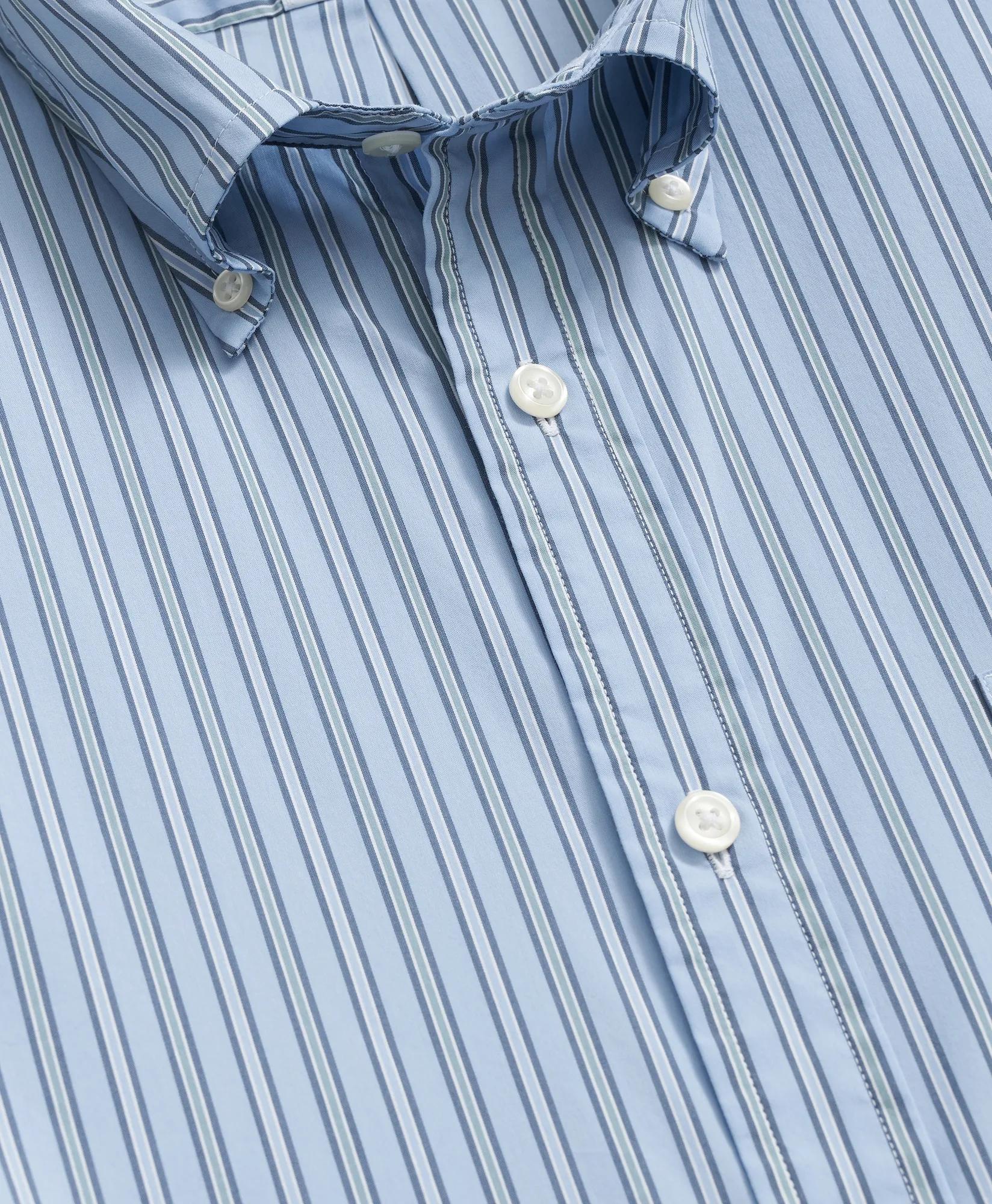 Performance Series Stretch Polo Button-Down Collar, Striped Sport Shirt