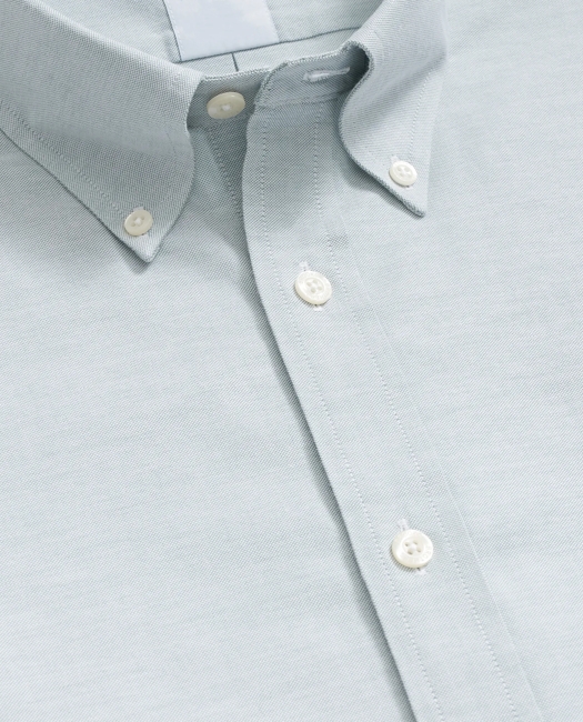 Stretch Non-Iron Oxford Button-Down Collar, Short Sleeve Shirt