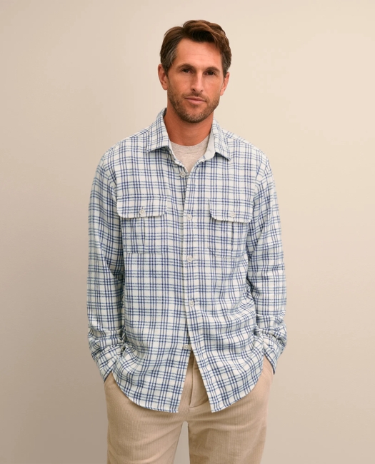 Cotton Flannel Shirt Jacket