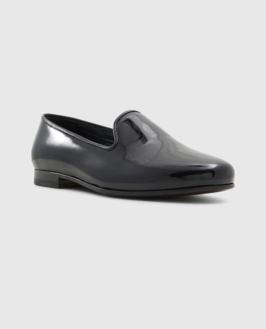Patent Leather Slip-On Dress Loafers
