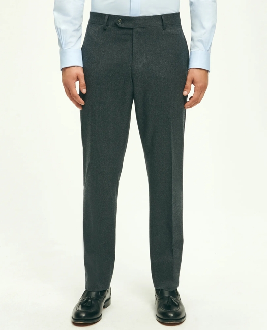 Classic Fit Wool Flannel Dress Pants