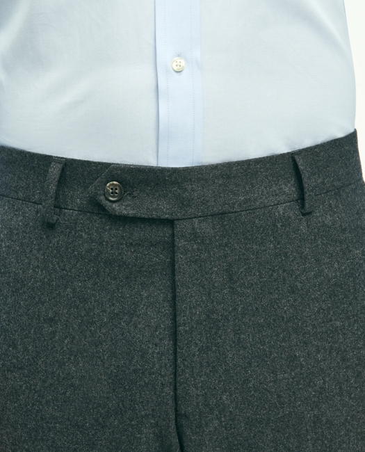 Classic Fit Wool Flannel Dress Pants