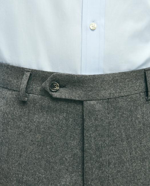 Classic Fit Wool Flannel Dress Pants