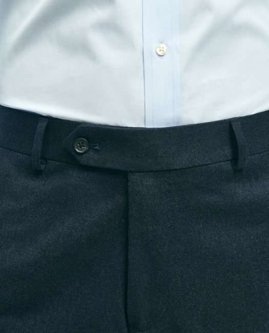Classic Fit Wool Flannel Dress Pants