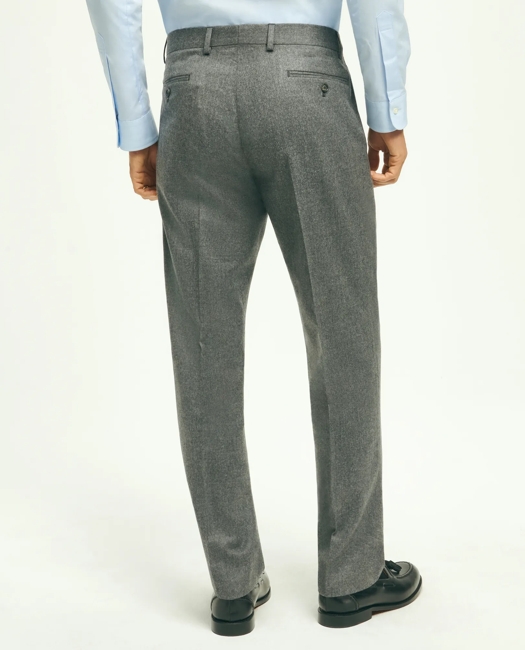 Traditional Fit Wool Flannel Dress Pants