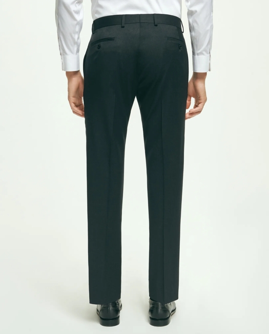 Traditional Fit Wool 1818 Dress Pants - Charcoal