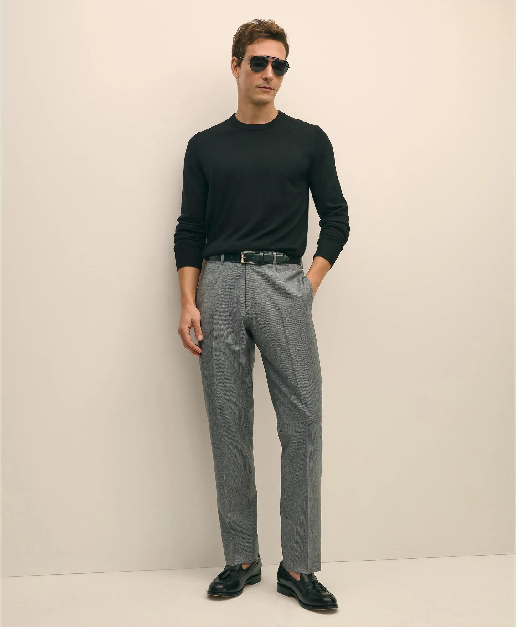 Worsted Wool Trousers | Brooks Brothers