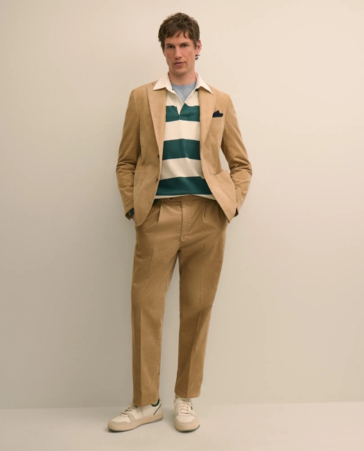 The Friday Cord Pleated Trouser Pants