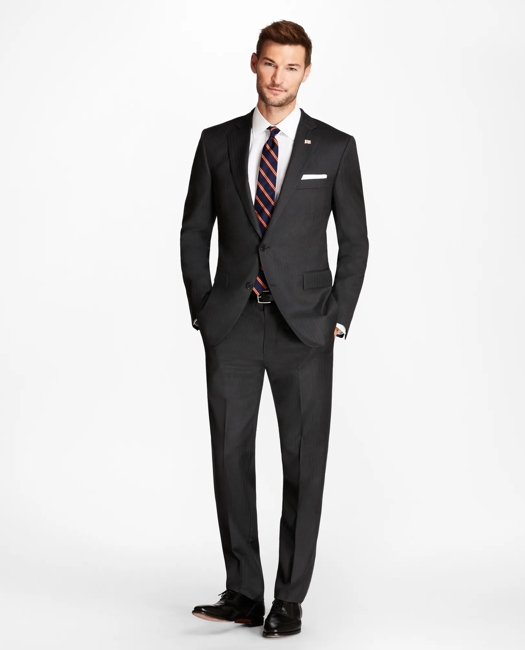 Classic Fit Grey Herringbone 1818 Suit