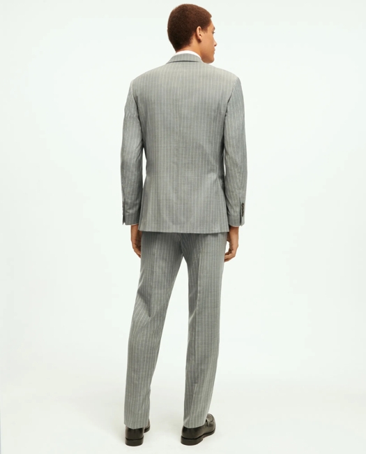 Milano Fit Wool Pinstripe 1818 Suit