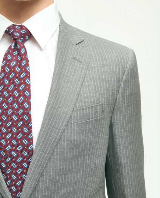 Explorer Collection Classic Fit Wool Pinstripe Suit Jacket