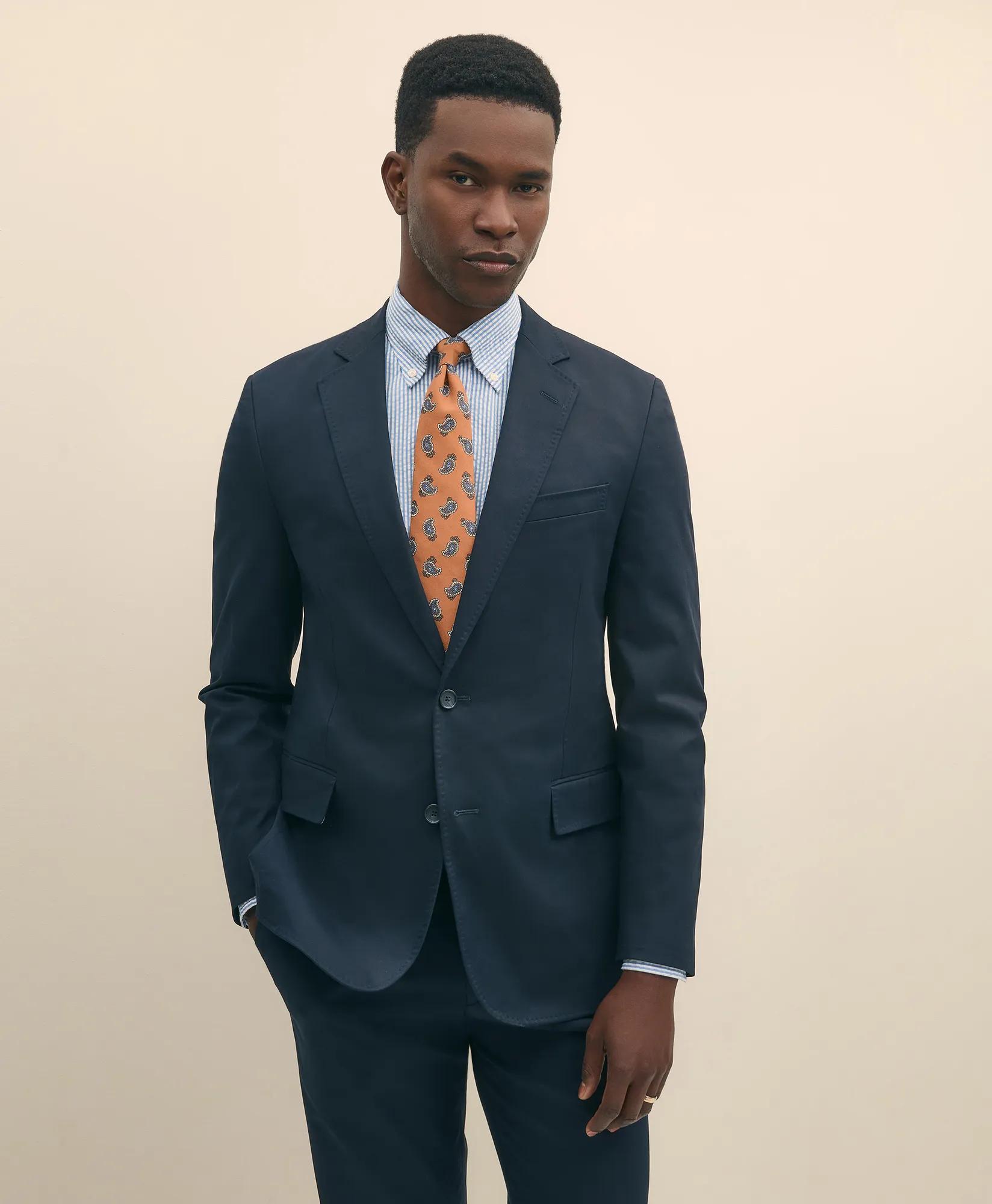 Classic Fit Cotton Stretch Suit Jacket