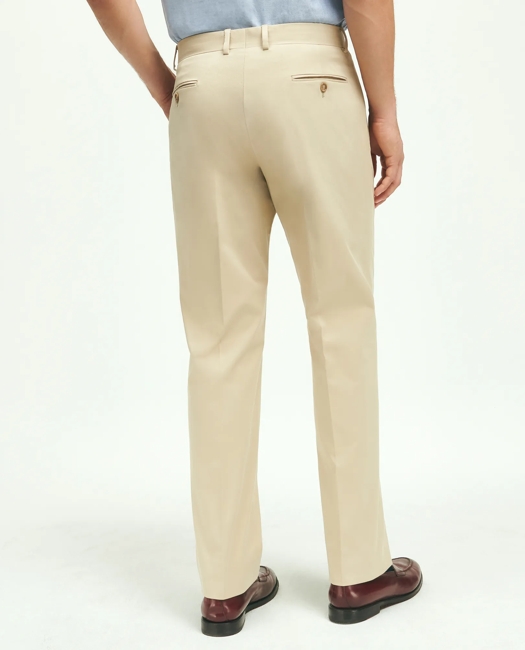 Classic Fit Stretch Cotton Suit Pants