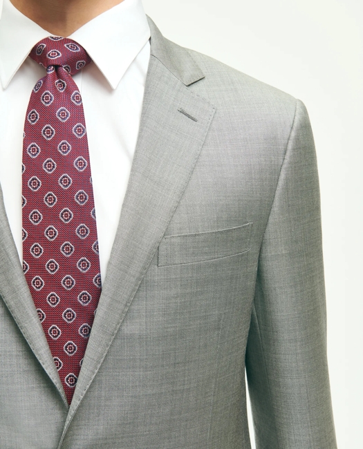 Classic Fit Wool Sharkskin 1818 Suit