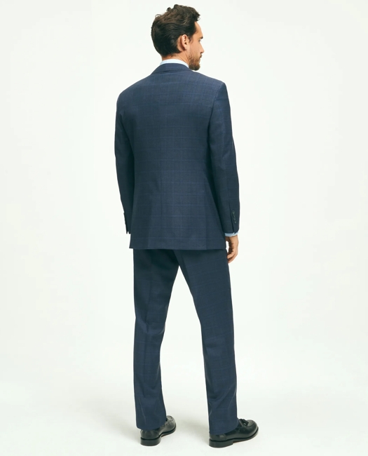 Traditional Fit Wool Checked 1818 Suit