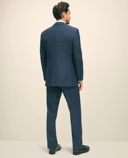 Traditional Fit Wool Checked 1818 Suit