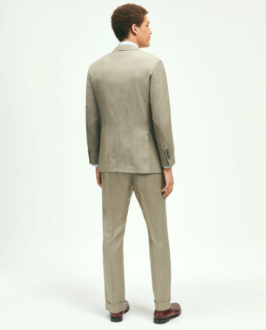 Slim Fit Wool Pinstripe 1818 Suit