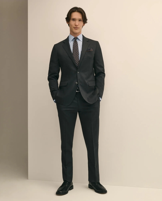 Slim Fit Wool 1818 Suit - Grey