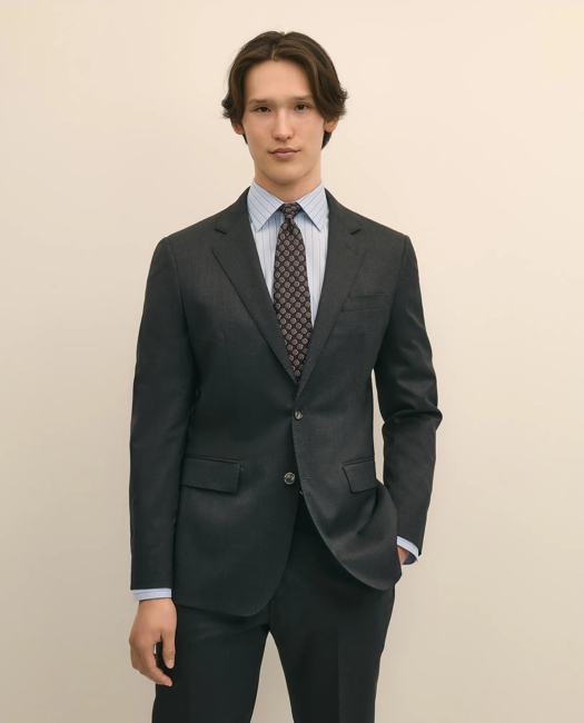 Slim Fit Wool 1818 Suit - Grey