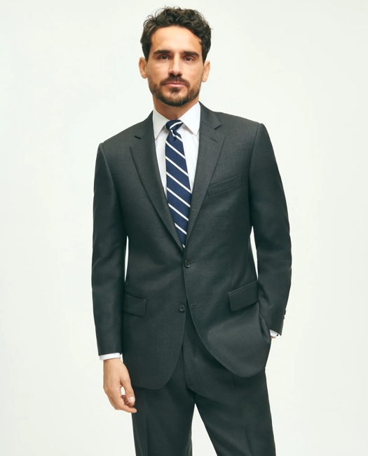 Traditional Fit Wool Tic 1818 Suit