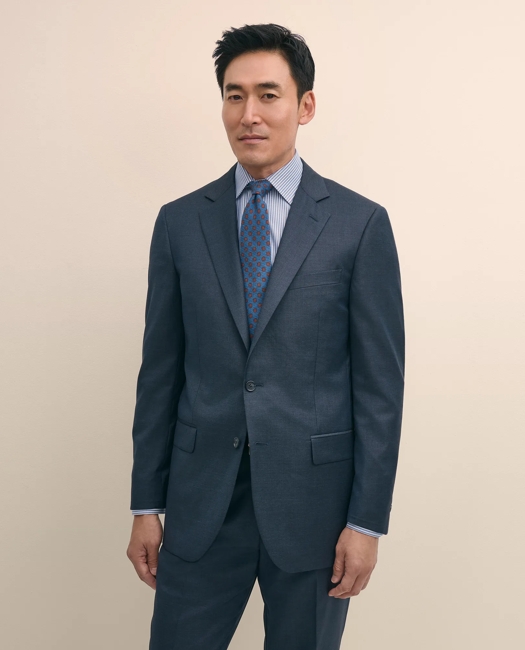 Traditional Fit Wool Tic 1818 Suit