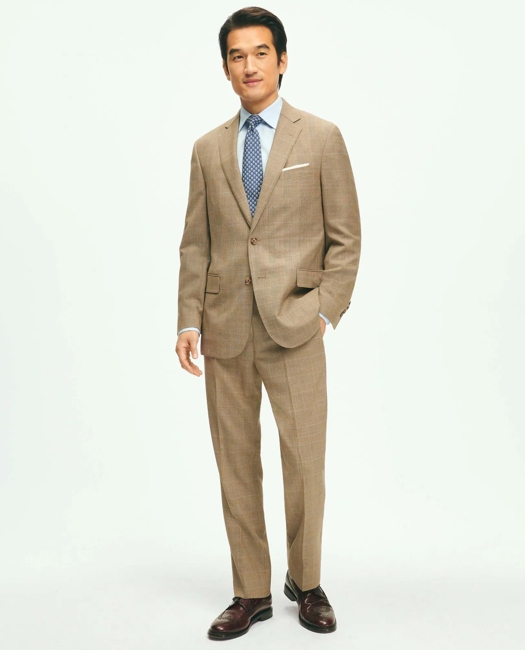Classic Fit Wool Checked 1818 Suit