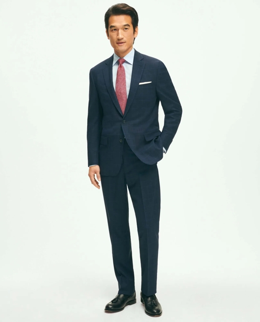 Explorer Collection Classic Fit Wool Checked Suit Jacket