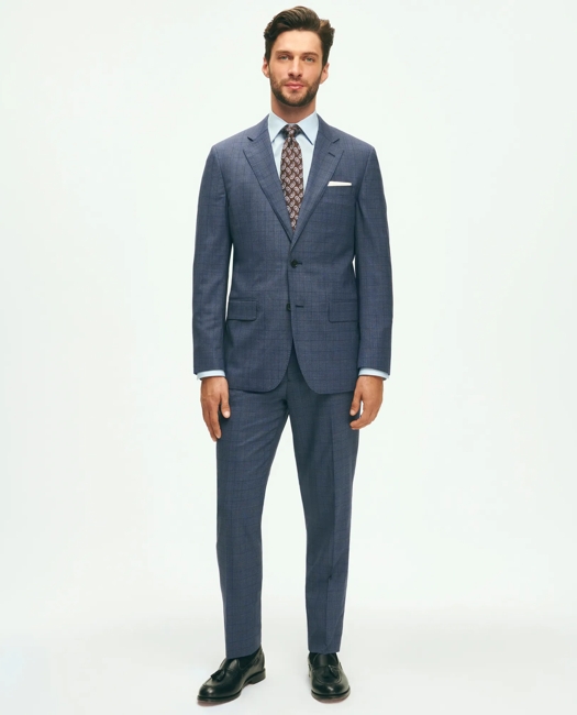 Slim Fit Wool Checked 1818 Suit