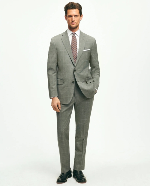 Classic Fit Windowpane 1818 Suit