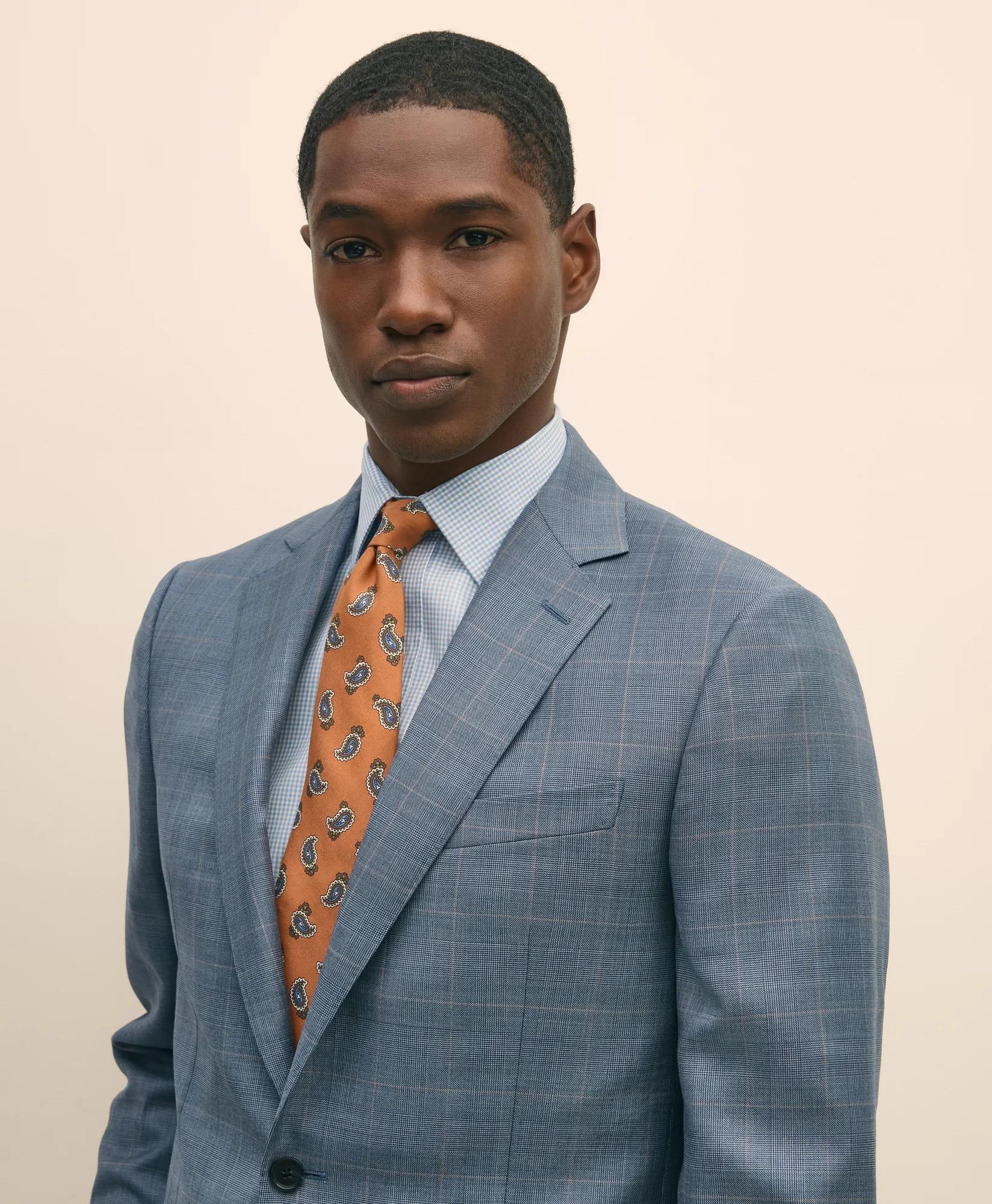 Classic Fit Wool Overcheck 1818 Suit
