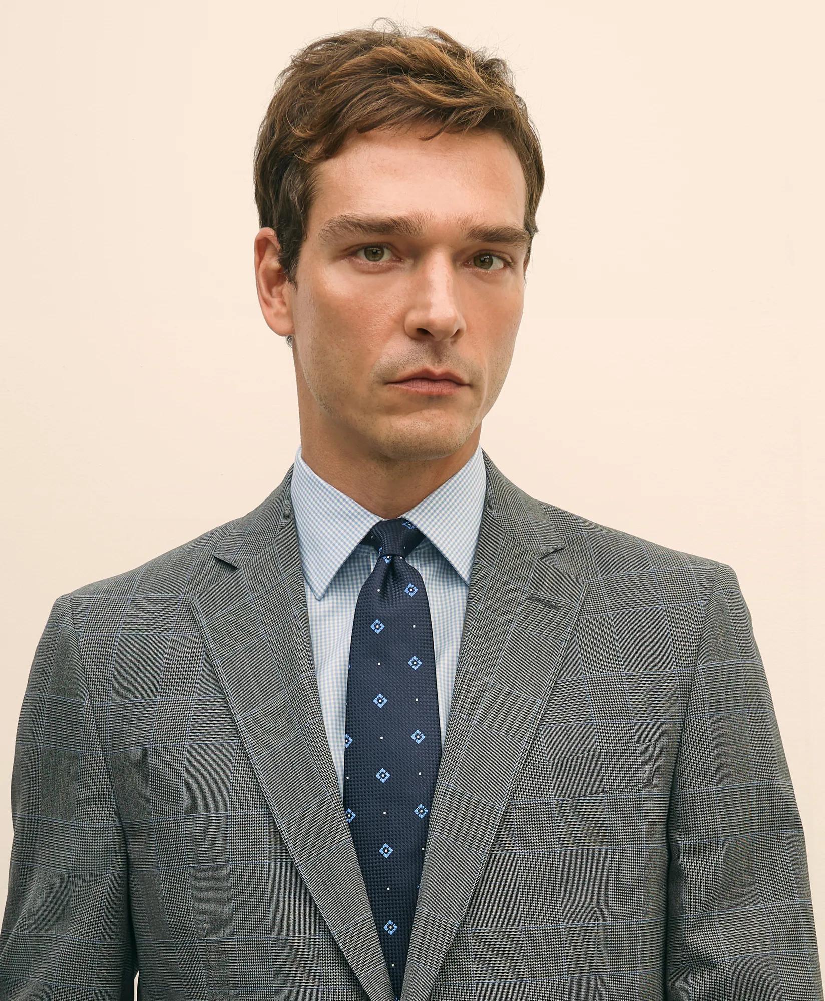 Explorer Collection Classic Fit Wool Check Suit Jacket