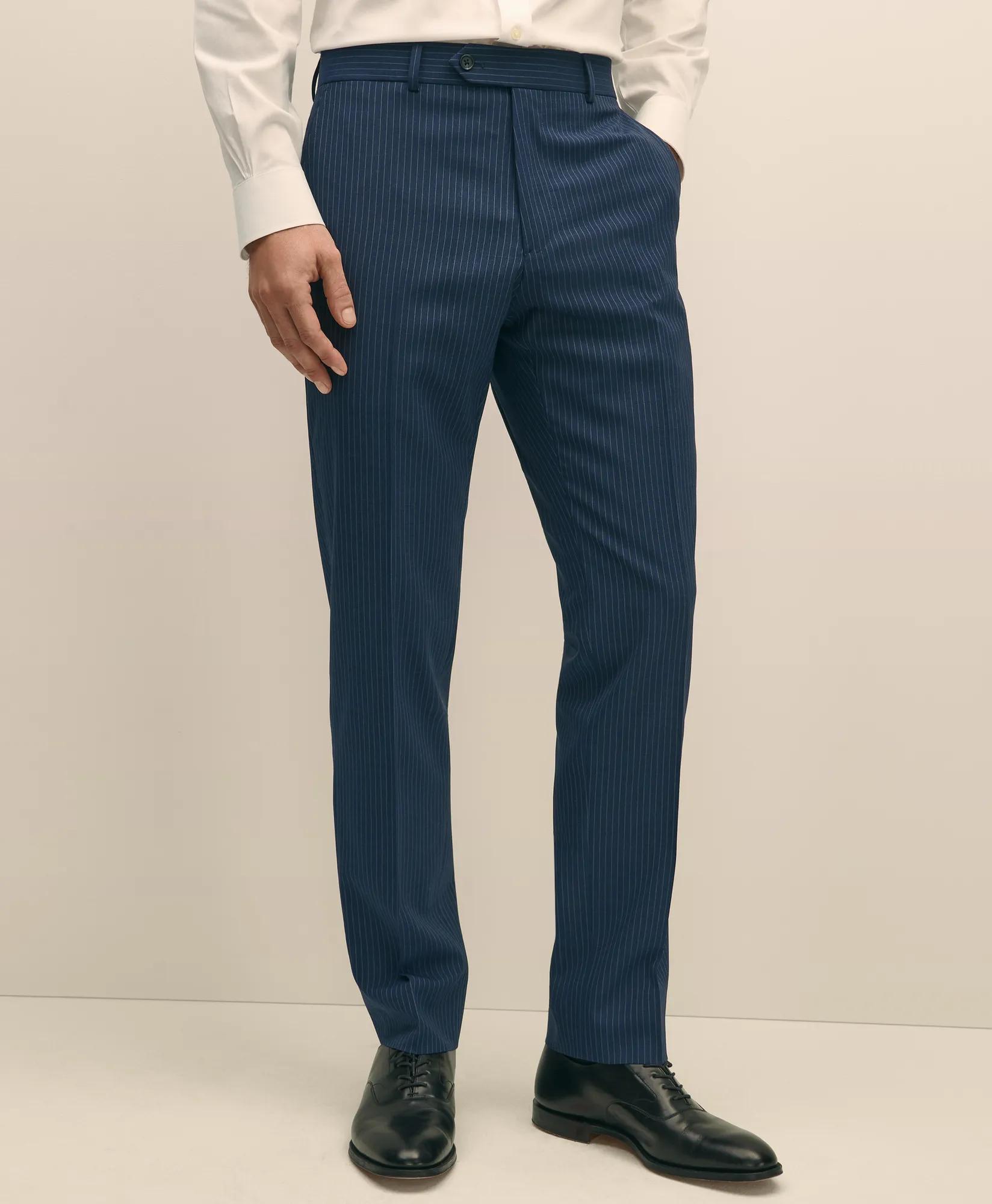 Explorer Collection Classic Fit Wool Pinstripe Suit Pants
