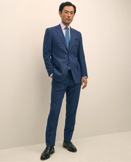 Explorer Collection Slim Fit Wool Check Suit Jacket