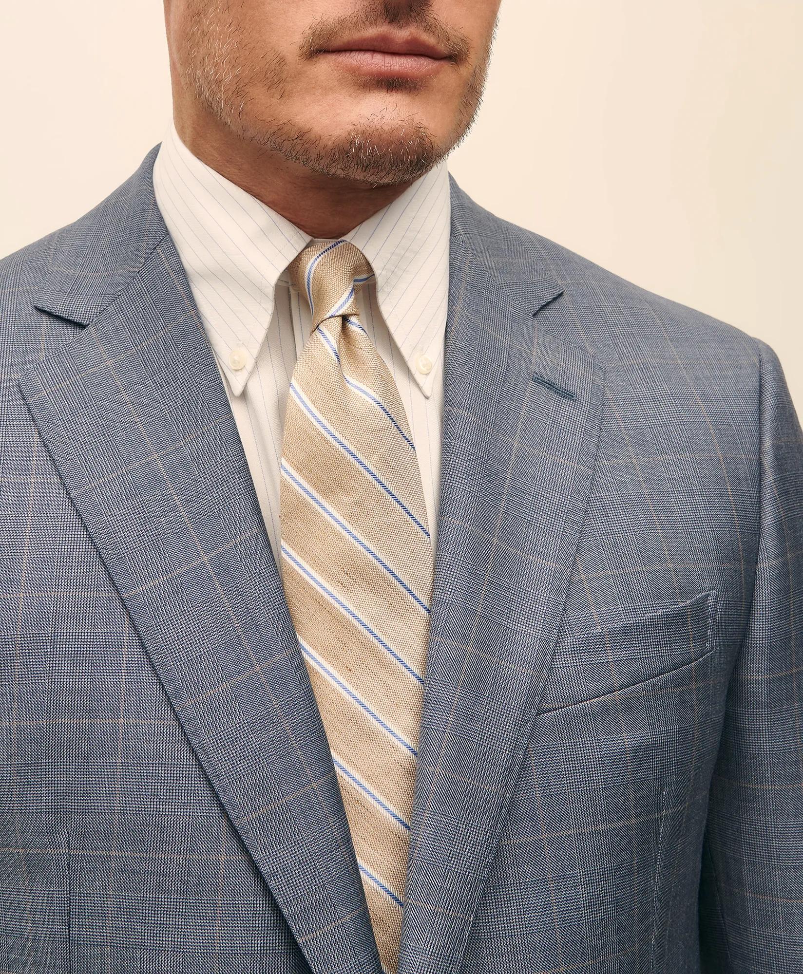 Traditional Fit Wool Overcheck 1818 Suit