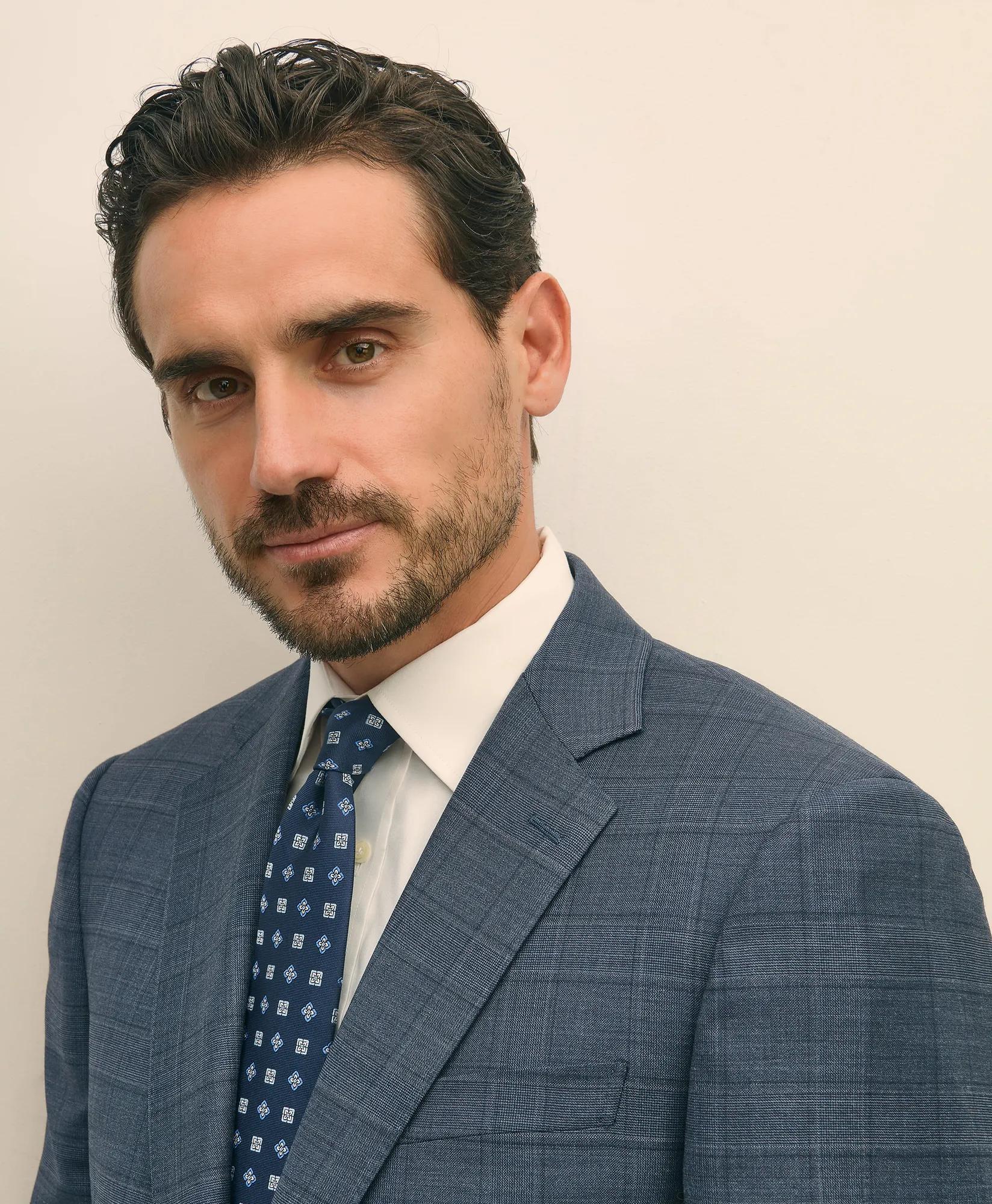 Traditional Fit Wool Check 1818 Suit