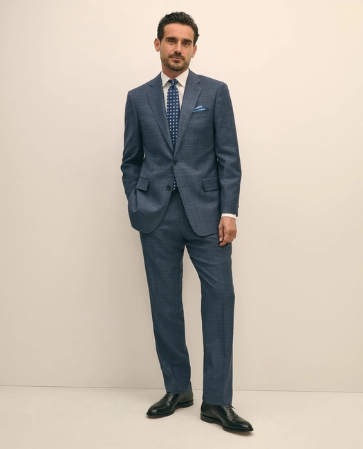 Traditional Fit Wool Check 1818 Suit